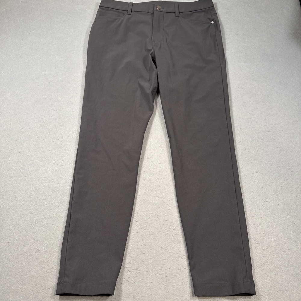 PANTS GOLF Lululemon Mens 32 GRY ABC Pocket Warpstreme Stretch TRAVEL LM5ALWS
